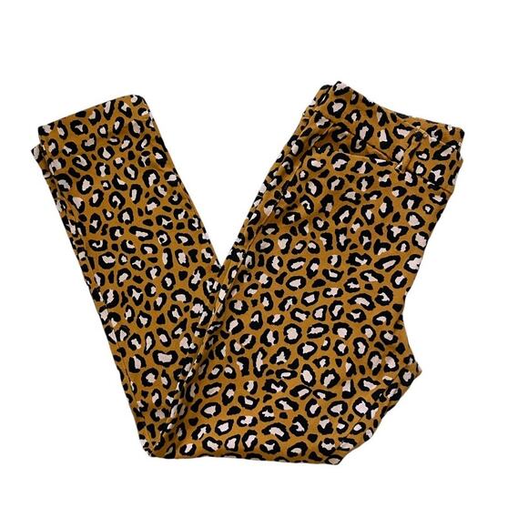 Old Navy Leopard Print Pixie Ankle Pants Size 4 - Picture 1 of 6